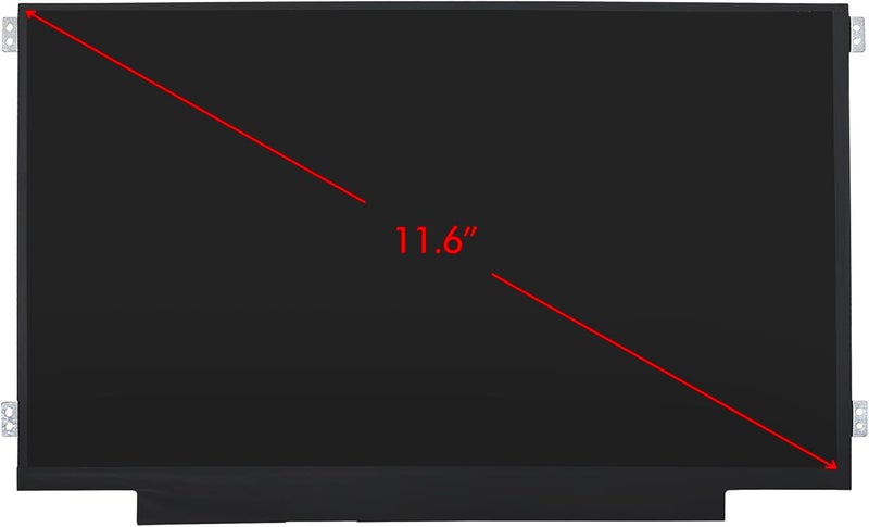 Rinbers 11.6" Laptop LCD LED Screen Display WXGA HD 30 Pin EDP Side Brackets Replacement for HP Chromebook 11 G3 G4 G4 EE G5 G6 G7 G9 EE 11A G8 EE Non Touch, ProBook 11 G2, Stream 11 Pro G3 Series - Image 3